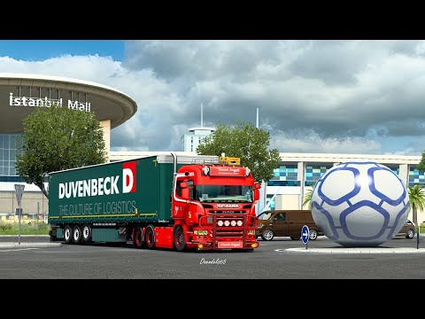 [Euro Truck Simulator 2 1.42] - Daendels Transport Scania FKM Open Pipe find more BigBalls in France