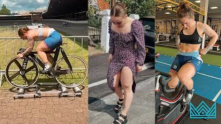 How to Train Track Sprint Cyclist -  Quadzilla Lauren Bate