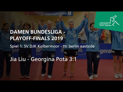 Jia Liu - Georgina Pota | Playoff-Finale Damen-Bundesliga 2019 Spiel 1