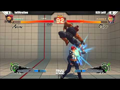SSF4 AE2012 Top 8 Infiltration vs RZR Latif - Final Round XVI Tournament