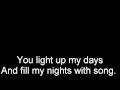 You light up my life Westlife lyrics