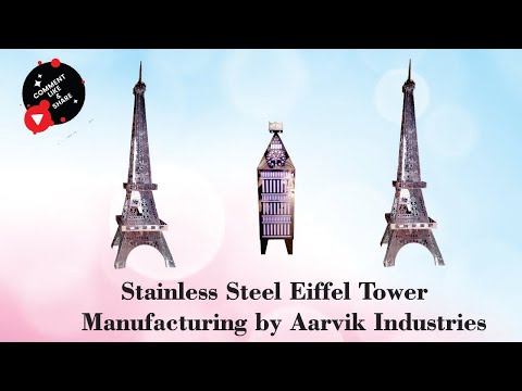 Stainless Steel Eiffel Tower