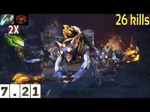 2X ETHEREAL BLADE MEEPO VS ALL HITTER | 26 KILL DOTA 2 7.21
