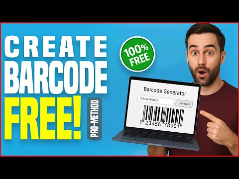 How to Create Professional Barcode for FREE in 2025 | Easy & Fast Barcode Generator Tutorial ✔