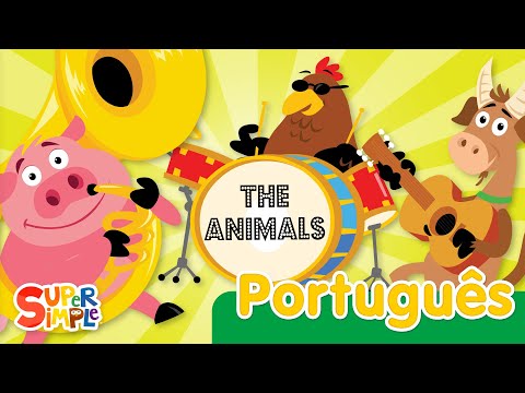 Os Animais na Fazenda | Canções Infantis | Super Simple Português