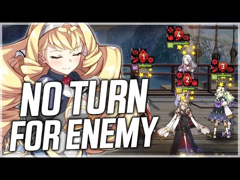 WHEN THE ENEMY CAN’T GET EVEN 1 TURN!! - Epic Seven