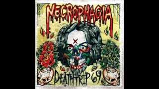 NECROPHAGIA   " Suffering Comes In Sixes " lyrics included