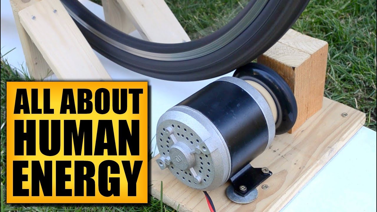 Bike generator - DIY Experiments #11 - All about human power