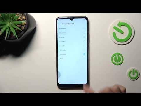 How to Modify the Screen Timeout Value on ZTE Blade A72S