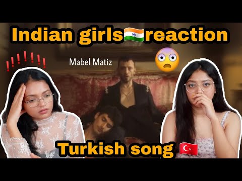 Indian girls 🇮🇳 reaction on Turkish song 🇹🇷//Hintli kızlar Türk şarkıya tepki//Mabel Matiz - Karakol