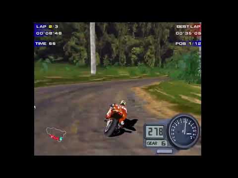 Moto Racer 2 Speedrun PC - Hard Turn Full Race in 1:38.75 *WR*