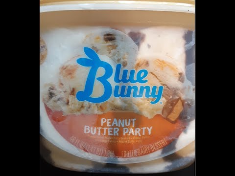 Best Peanut Butter Ice Cream Ever? Reviewing Blue Bunny Peanut Butter Party Ice Cream!
