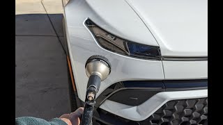 Fisker hood/ right fender water testing with wheel well barrier fix