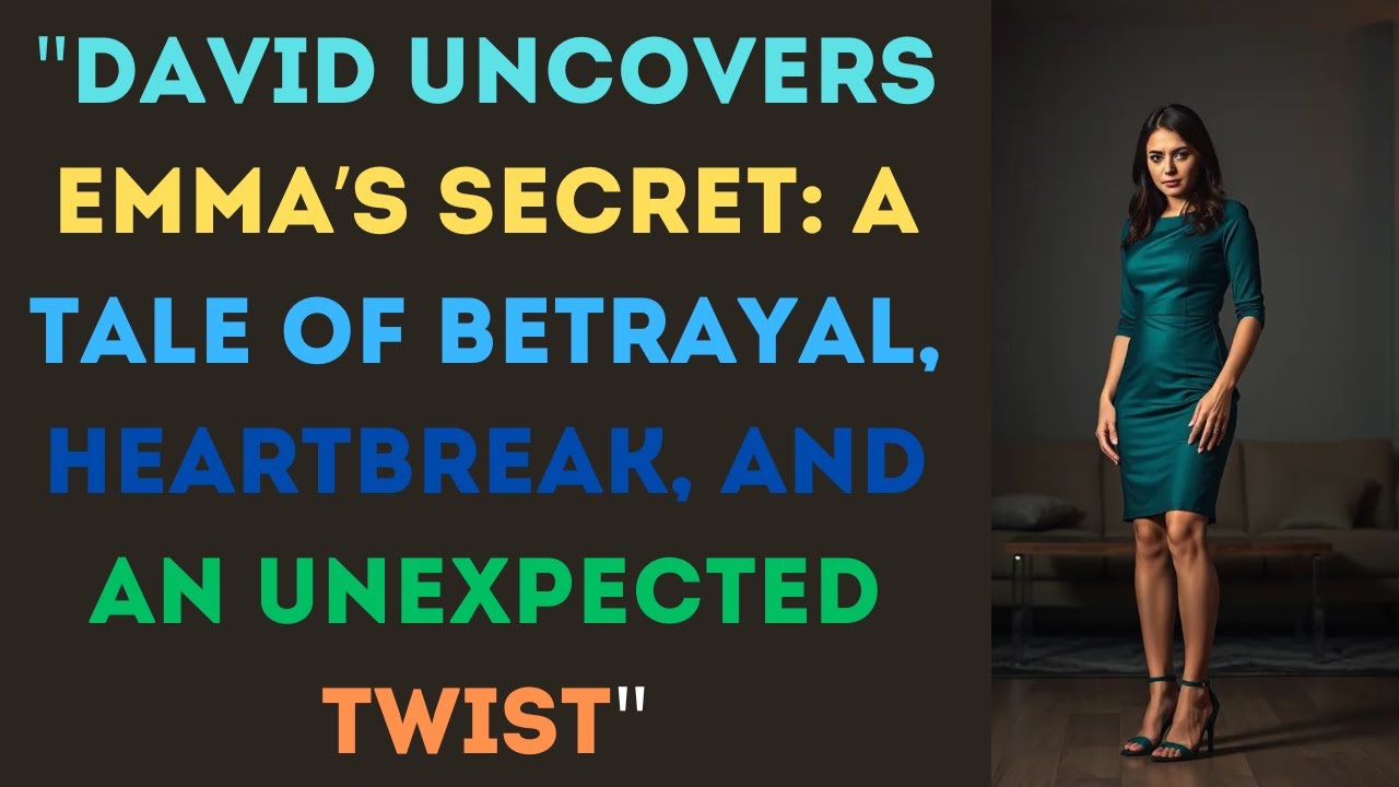 "David Uncovers Emma’s Secret: A Tale of Betrayal, Heartbreak, and an Unexpected Twist"