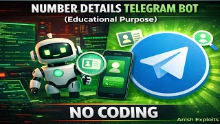 Telegram Bot Automation Tutorial (Educational Purposes) | Number Details | No Coding