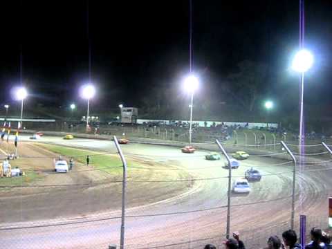 Junior Sedans 2011 Aus title B-main Campo's rollover