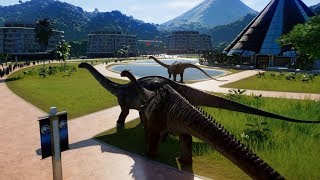 Diplodocus, Ankylodocus, Apatosaurus & Indominus Rex Breakout & Fight! (1080p 60FPS)