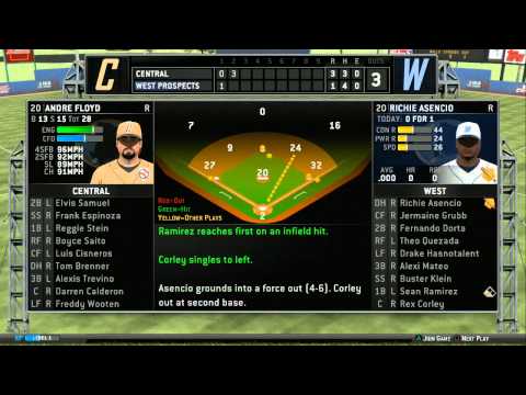 MLB 14 The Show (PS4) playthrough pt7 - Prostpects Games pt1