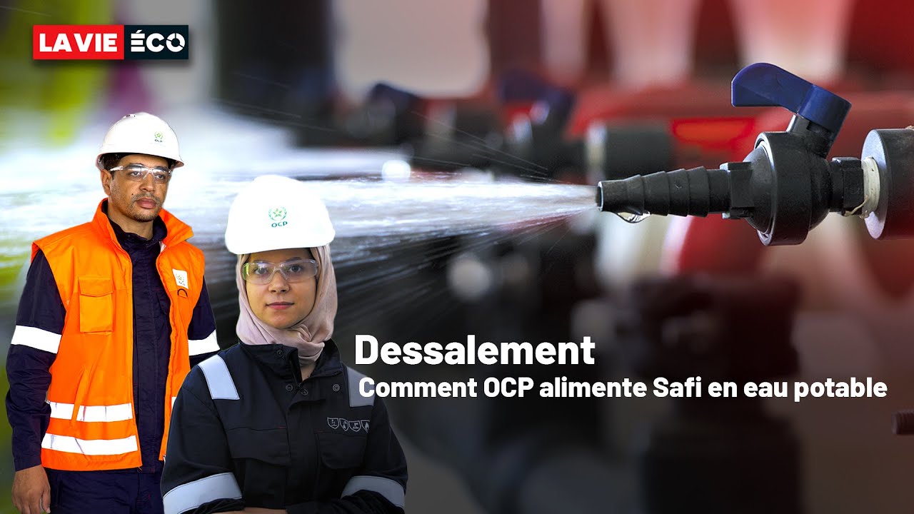 Au cœur de la station de dessalement du groupe OCP à Safi