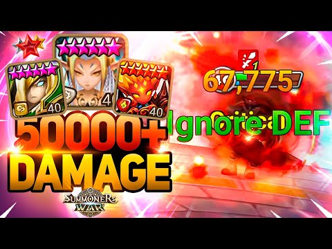 ONE SHOT Team with 50000+ DMG Oberon, Odin and Kahli