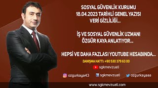 SOSYAL GÜVENLİK KURUMU VERİ GİZLİLİĞİ