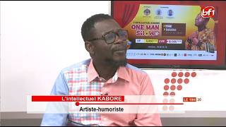 Entretien avec l'humoriste L'intellectuel Kaboré dans le cadre de son One man show 100% Mooré