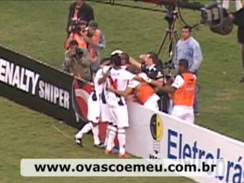 Vasco 4 x 0 Ipatinga - Maracanã 22/08/2009 - Gols e Celebridades