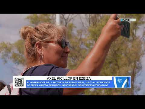 AXEL KICILLOF EN EZEIZA