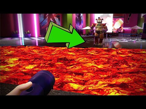 Made a LAVA TRAP for Freddie and He Dropped into IT! [FNAF Security Breach]