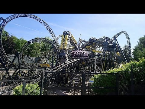 the smiler Alton towers front seat pov