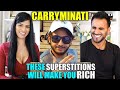 CARRYMINATI THESE SUPERSTITIONS WILL MAKE YOU RICH REACTION Magic Flicks