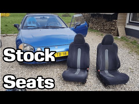 Putting stock seats into my Honda Del Sol (Project Del Sol Season Blue)