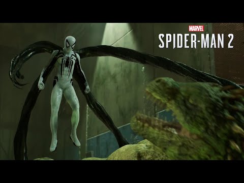 Spider-Man Fights The Lizard With The Anti Venom Suit - Marvel's Spider-Man 2 (4K 60fps)