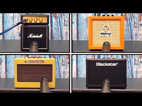 Micro Amp Shootout - Marshall VS Fender VS Orange VS Blackstar