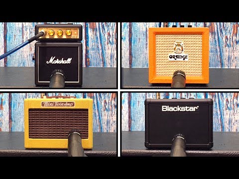 Micro Amp Shootout - Marshall VS Fender VS Orange VS Blackstar Video