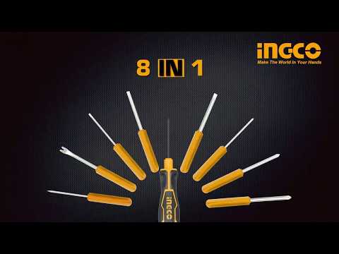 Features & Uses of Ingco Interchangeable Screwdriver Set