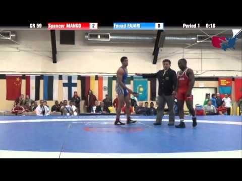 59 KG Rep - Spenser Mango (USA) vs Fouad Fajari (MAR)