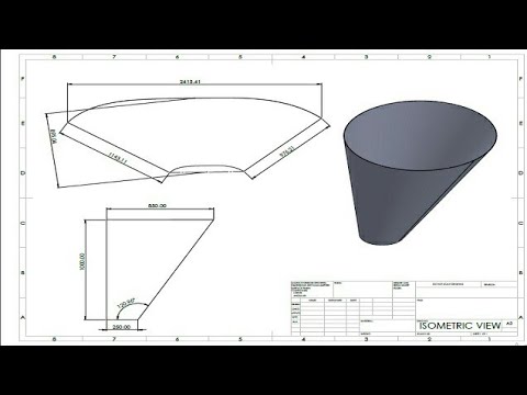 #Cone design ecentric cone design for sheet metal flattern with solidworks cone design solutions#
