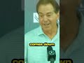 Saban says Bama won't change a thing against Texas ? #shorts