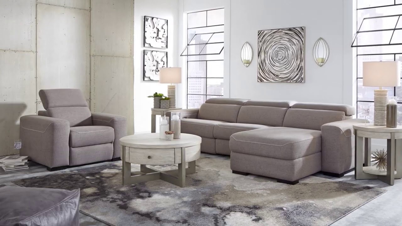 Mabton Gray 2 Piece LAF Power Sectional from Ashley Coleman Furniture