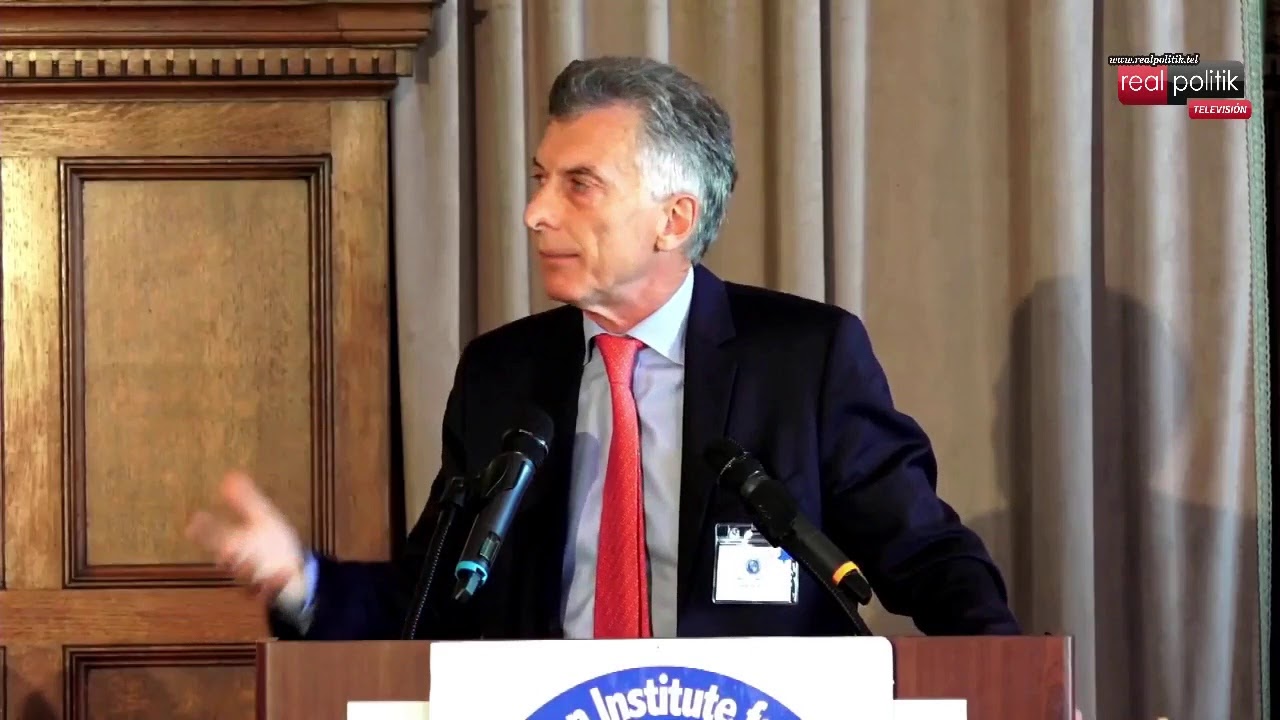 Mauricio Macri: "La democracia en Argentina está amenazada"