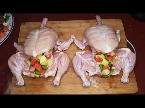 Chicken Roast in Oven ,4 in 1 Pot Amazing Recipe (Subtitles Included)