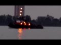 Marina Lights and a tugboat 