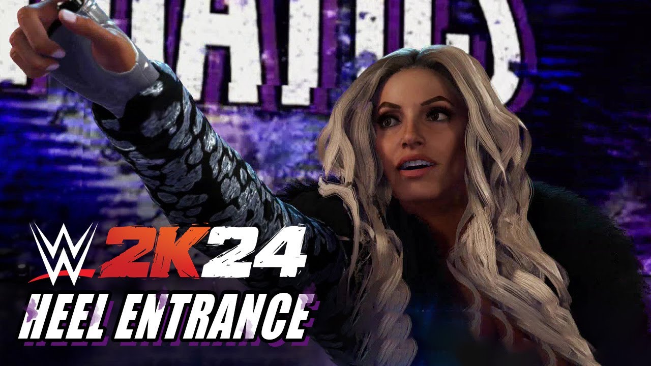 VIDEO: WWE 2K24: Trish Stratus Heel Entrance (1080p)