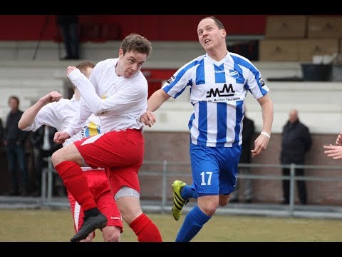 Heukelum 1 - Almkerk 1, Tim Schwebke scoort 1-1