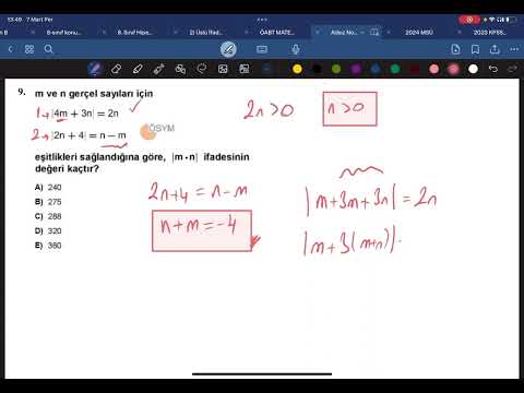 KPSS 2023 Mutlak Değer Sorusu