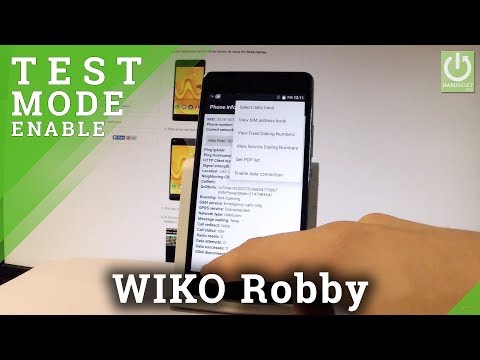WIKO Robby Testing Menu / Battery Temperature / Network Info