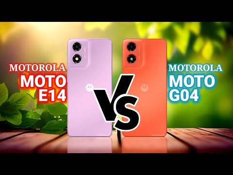 Which One Wins? Moto E14 Vs Motorola Moto G04 Battle.