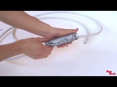 Video Manson preumplut cu gel pentru cablu max 5x16 derivatie Y