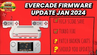 Evercade VS & EXP Firmware Update 2024 - High Scores, Turbo Fire, Patch Carts.. Worth Updating??